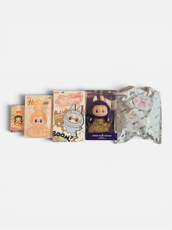 POP MART Other - Pop Mart and Friends Bundle Wings of Fortune Have A Seat Labubu Top Toy and More